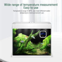 Termómetro Para Acuario De Precisión Alta Pantalla Digital LED Medidor De Temperatura Para Tanque De Peces Dual Display Blanco - details 3