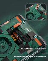 Bloques De Construcción De Tanque Leopard 1 Serie Militar 1145 Piezas Juguetes Educativos Para Niños Y Niñas Regalos Para Niños De Edad - details 4