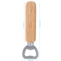 1 abridor de botellas de mano para vino, cerveza, refresco, tapa de vidrio para botellas, herramientas de barra de cocina - details 2