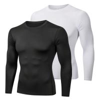 Camiseta De Compresión Para Hombre Con Manga Larga Secado Rápido Top Deportivo Para Gimnasio Y Correr - details 1