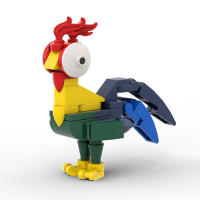 Bloques De Construcción BuildMOC 2 En 1 Moana Cerdo De Peluche Modelo 368 Piezas Juguete DIY De Personaje De Cartoon Para Niños Y Adultos Regalo De Cumpleaños - details 3