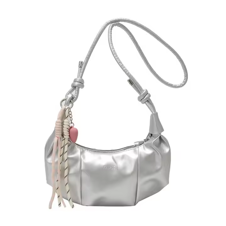 Bolso De Hombro Para Mujer Elegante Bolso De Mano Trendy Cruzado Minimalista Chic Para Diario Y Noche Con Cadena Bolsos De Viaje De Diseñador - 1