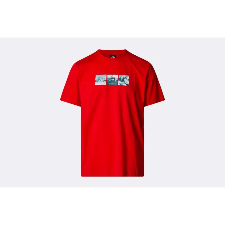 Camiseta roja de manga corta The North Face Expedition System - 1