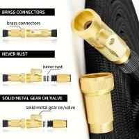 Conector Doble Metálico Expansible Para Riega De Jardín PVC Resistente a La Presión Agua Para Riego De Campo Lavado De Coche - details 2