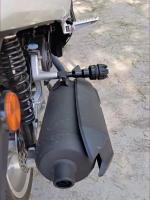 Protector De Caída Para Motocicleta Scooter Moped Con Eje De Protección De Tubo De Escape De 8mm Enresbaladilla De Marco Largo Material De Aluminio Y Goma - details 5