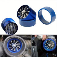 Turboengin De Acceso Al Aire Del Coche 55mm Con Ventilador Individual Super Cargador De Turbina Ahorrador De Gasolina - details 1