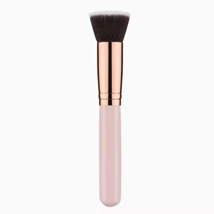 Cepillo De Maquillaje Flat Kabuki Para Base Líquida Crema Polvo Contorno Blending Grande Herramientas De Belleza Para Rostro - 1