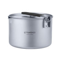 Tomshoo Olla De Titanio Portátil De 2L Con Tapa Y Mango Colapsable Para Camping Cocina Al Aire Libre Y Viajes Deporte De Montaña - details 0