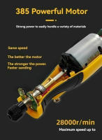 Mini Grabador Rotativo Inalámbrico 7.2V Herramienta De Grabado Y Pulido Con Set De Brocas Y Herramientas Para DIY Batería Recargable Drill - details 1
