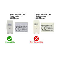 Control Remoto Para Garage Universal Clon SEAV TXS1 TXS2 TXS3 TXS4 TXS6 BE HAPPY S1 S3 SMART S2 8 Dips Código Fijo 433MHz - details 3