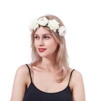 Diadema Floral Ajustable Para Mujer Coronación De Flores Guirnalda De Cabeza Para Boda Festival Fiesta Vacaciones Fotografía Accesorios - details 1