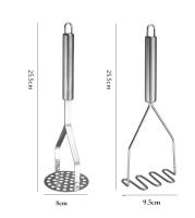 Molinillo De Patatas De Acero Inoxidable Manual Machacadora De Frutas Y Verduras Para Cocina Adecuado Para Niños Gadgets Complementarios - details 2