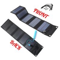 Cargador De Teléfono Móvil Con Panel Solar Plegable De 600W 5V Placa De Paneles Solares USB Power Bank Para Camping Emergencias Monocrystalline Silicon - details 4