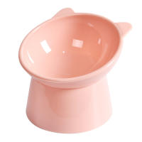 Tazón De Alimentos Para Gatos Con Soporte Elevado Protege El Cuello Del Perro Alimentos Y Agua Para Mascotas Suministros De Plástico Forma Redonda - details 5