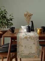1pc Hermoso Telar De Mesa Bohemio Con Patrón Floral Y Mandalá 100% Poliéster Para Sala De Comedor Estilo Cottagecore - details 5
