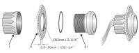 Nueva Tachímetro WiFi 52mm 0-4000RPM Para Generador UTV ATV Medidor De Rotaciones Con Retroiluminación Blanca/Amarilla 9-32V Diesel/Gasolina - details 2
