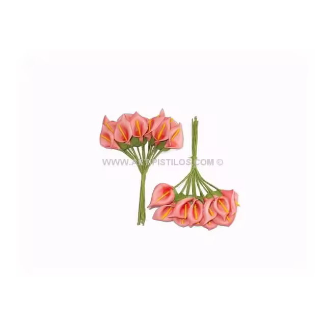 POMO 12 FLORES DE FOAMY Raíz MINIFLORES Decoración Manualidades Eventos - 1