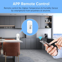 Sensor De Temperatura Y Humedad Inteligente Tuya Zigbee/Wifi Batería Poderada Termostato APP Seguridad Inteligente Compatible Con Google Home - details 2