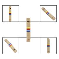 Flauta Piccolo De Madera Para Bebés Instrumento Musical Educativo Juguete De Silbato Diátonico Con Deslizamiento - details 2