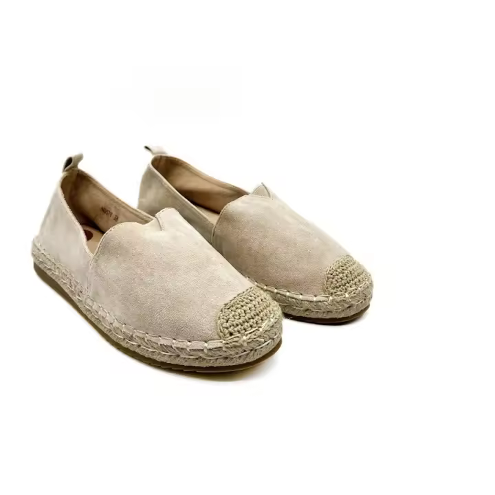 TEOVEL Alpargata - Zapatilla Básica Para Mujer - Ref N5576 - Suela de Esparto - Plantilla Acolchada - - 1