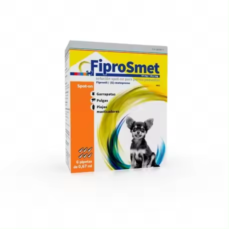 FIPROSMET PERROS PEQUEÑOS 6 PIPETAS 0,67ML (FATRO) - 1