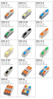 Conectores Eléctricos Universales Rápidos 10Pcs Terminales De Bloque De Conexión Compactas Para Cableado Doméstico Push-in - details 0