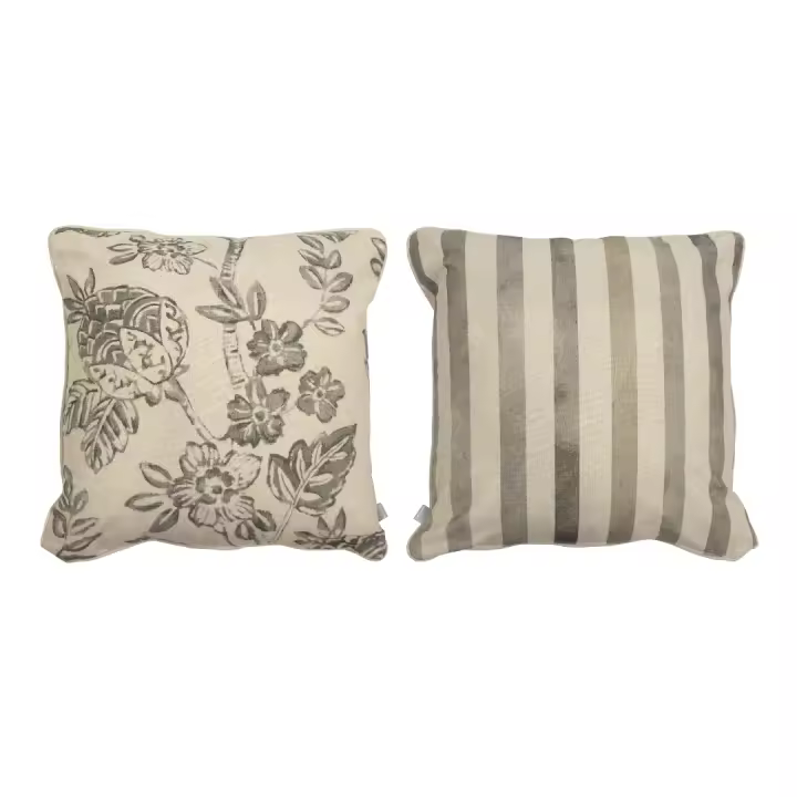 NAF NAF 2 Fundas de cojín de decoración BARCELONA 50x50 cm 85% algodón 15% poliéster. Fabricado en España. - 1