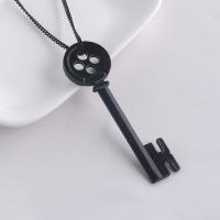 Collar Colgante De Botón Negro Para Cosplay De Coraline Pulsera De La Puerta Secreta Accesorios De Película Unisex - details 3