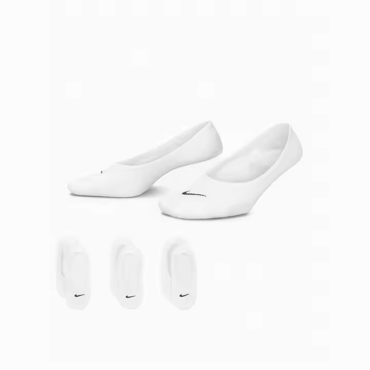 CALCETIN Nike Everyday Lightweight Tobilleros en Blanco & Negro     / Sabas Shop - 1