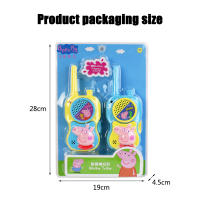 Juguetes De Peppa Pig Walkie-Talkie Simulados Figura Anime Para Niños Educación Temprana Juego De Casa Intercomunicador Juguetes Educativos Para Bebés Y Niños Pequeños - details 6