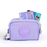 Monedero Grande De Capacidad Para Mujer En Nylon Resistente Al Agua Con Tres Capas Monedero Coreano Nuevo De Oxford Portátil - details 7