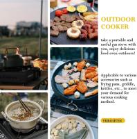 HENING Hornillo Cocina Gas Portatil Con Maleta Para Camping Senderismo y Caravana | Estufa de Gas Ligera y Compacta - details 5