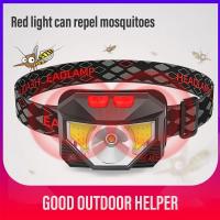 Linterna Frontal LED Recargable Con Sensor Y Lámparas COB Y LED 8 Modos De Iluminación Luz Blanca Y Roja Para Pesca - details 8