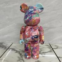 Bearbrick 400% Oso Violento De Bloques De Construcción Muñeca Articulada Decoración De Anillo Juguete Para Regalos - details 52