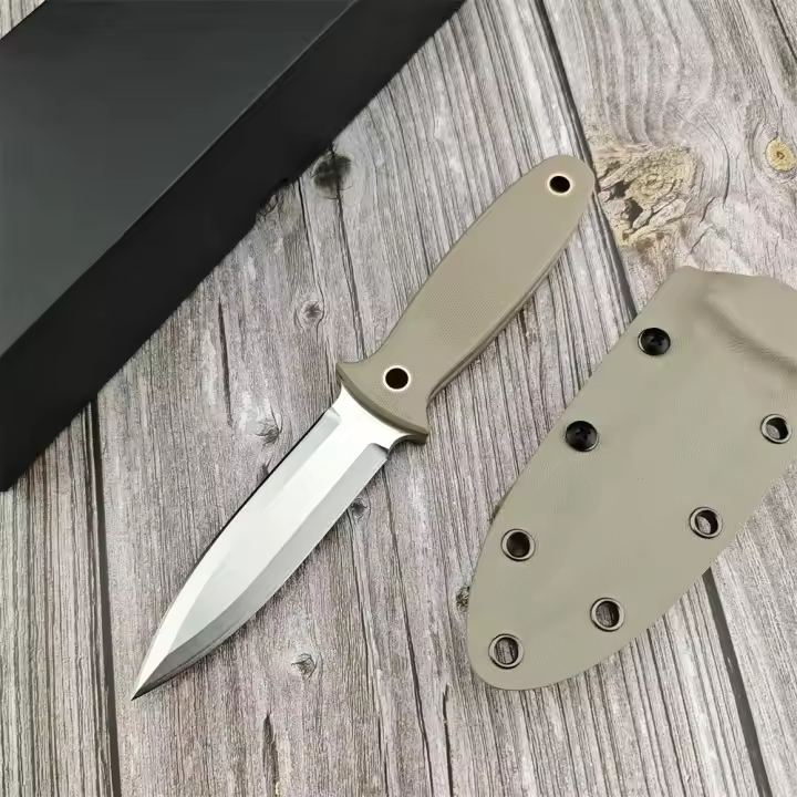 Cuchillo De Fija SPY FB47GP Con Hoja D2 Y Mango De G10 Para Exteriores EDC Sobrevivencia Caza Camping Senderismo Herramienta De Corte - 1