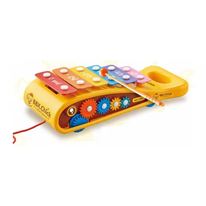 Xilofón Infantil Pollito de Panritos - Atractivo Diseño - Teclas Brillantes - 1