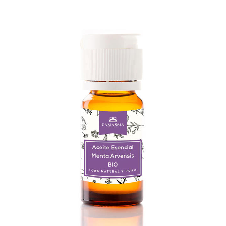 Camassia Aceite Esencial Menta Arvensis BIO 100% Natural y Puro Agricultura Ecológica