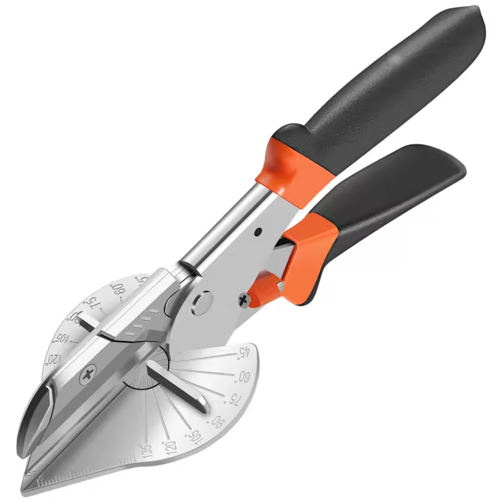 Tijeras De Miter Ajustables De 45 a 135 Grados Para Trabajar Madera Con 2 Hojas De Repuesto Corte Preciso Ergonómicas - 1