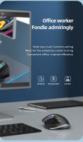 Ratón Inalámbrico Bluetooth 2.4G Recargable Con LED RGB De 12 Colores Ergonómico Para Juegos Compatible Con Computadora Laptop iPad - details 13
