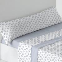 UNIFABRICS Sabanas Invierno térmicas de Coralina Estampadas, Doble Cara Térmica Mod.CERCHIO Azul para Cama 90,105,135,150 y 180 .Gramaje 180 gr/m extra suave - details 0