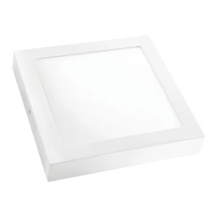 DOWNLIGHT LED MATEL QUADRADO BRANCO SUPERFÍCIE 18W CHIP SAMSUNG LUZ FRIA - 1