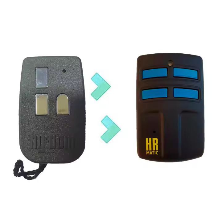 AERF Mando de Garaje Universal HR MULTI 2 compatible AERF HYDOM HD3 Frecuencias 433 y 868 Mhz Unifique Hasta 4 Mando en 1 - 1