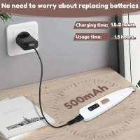 Recortadora De Pelo Para Mascotas Recargable Impermeable Con Luz LED Y Pantalla Digital Apto Para Perros Y Gatos - details 4