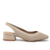 D'ANGELA DXF28113TAUP Zapatos casual mujer 35634 25V SALON DESTALONADO TEXTIL TAUPE - details 2