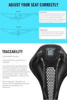 Sillín De Bicicleta RYET 3D Imprimido Ultraligero De Fibra De Carbono Hueco Para MTB Gravel Carretera Comodidad Transpirable Piezas De Asiento - details 2