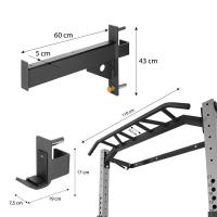 JAULA DE ENTRENAMIENTO MUSCULAR DE PARED PLEGABLE HMS - details 0