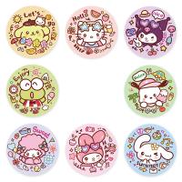 500Pcs Pegatinas Sanrio Hello Kitty Y Melody Decoración Luminosa Impermeable Para Laptop Teléfono Regalos Para Niños - details 1