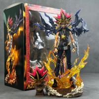 Figura De Anime 28cm Yugi Muto Duel Monsters Monstruos De Cartas PVC Estatua Coleccionable De Modelos Decoración Juguetes Regalos De Navidad - details 0
