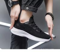 MOV Zapatos de otoño nuevos, ligeros, de suela blanda, transpirables, de malla voladora, de tacón bajo, de moda, casuales, de malla, zapatos deportivos para correr, zapatos para hombres - details 1