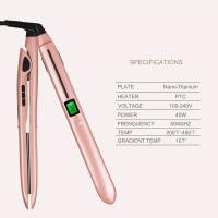 -Placa de Melo Profesional Keratin Therapy Pro, queratina y aceite Almendras, Placas flotantes extrlargas, Alisador de pelo Profesional, Cerámica, 5 temperaturas hasta 230 °C, Digitalcalentamiento, muy adoptado para uso en casa y Viajes - details 10